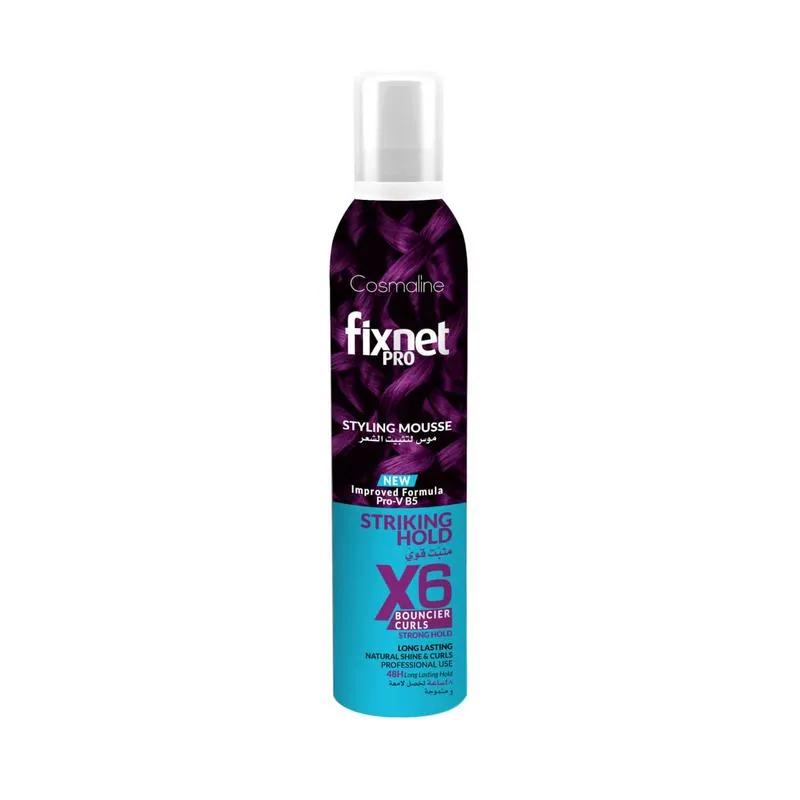 Cosmaline Fixnet Pro Styling Mousse X6 Bouncier Curls 500ml