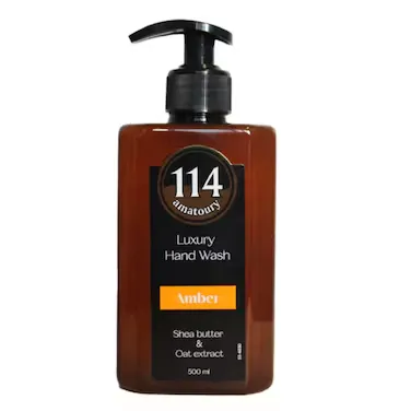 114 Amatoury Luxury Hand Wash Amber 500ml