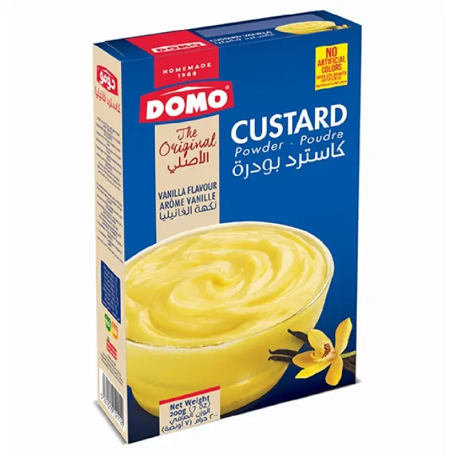 Domo Custard Powder Vanilla Flavour 200g