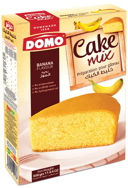 Domo Cake Mix Banana Flavour 500g