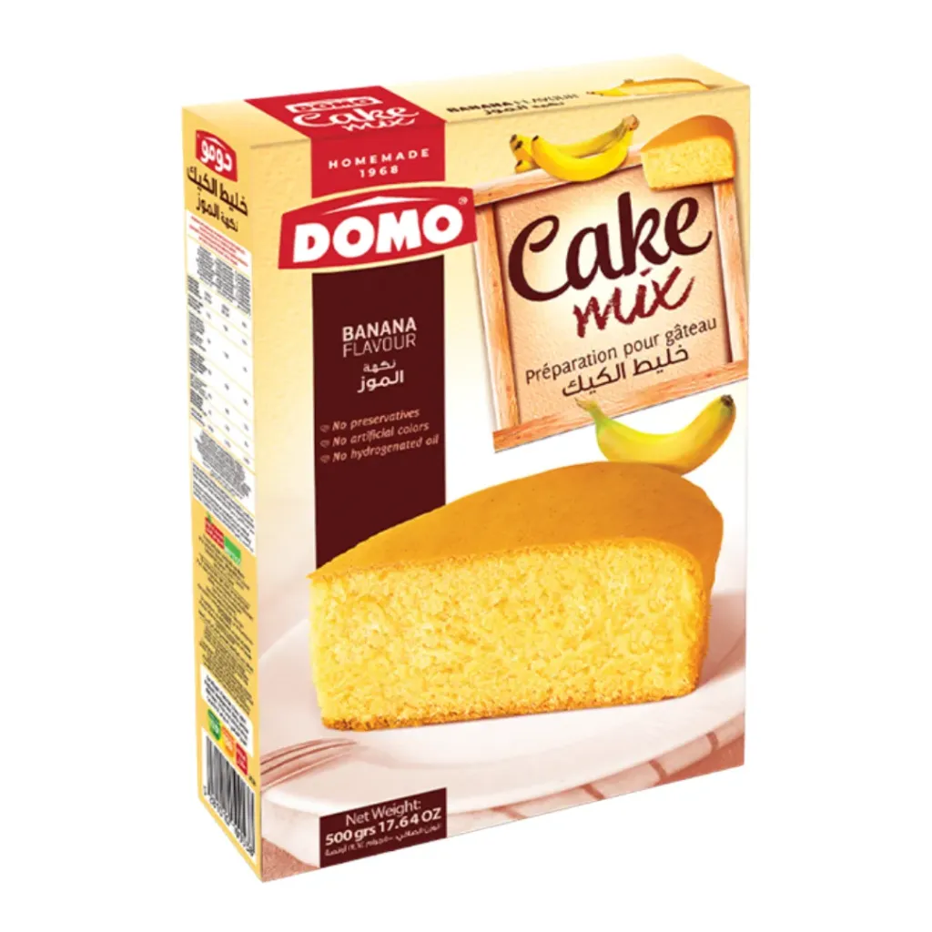 Domo Cake Mix Banana Flavour 500g