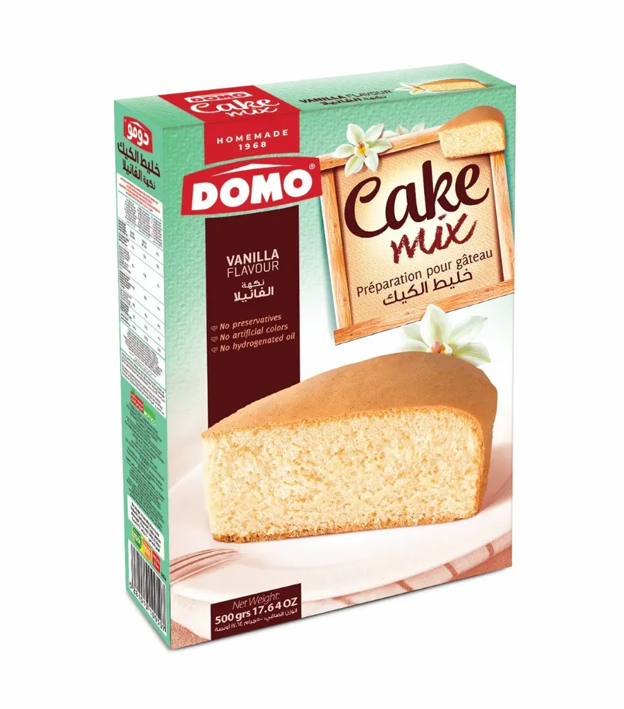 Domo Cake Mix Vanilla Flavour 500g