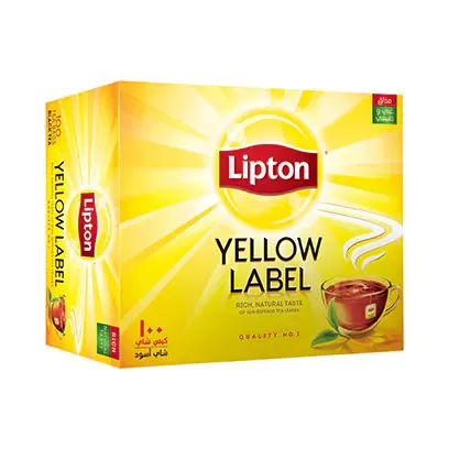 Lipton Yellow Label Tea 100 Tea Bags 200g