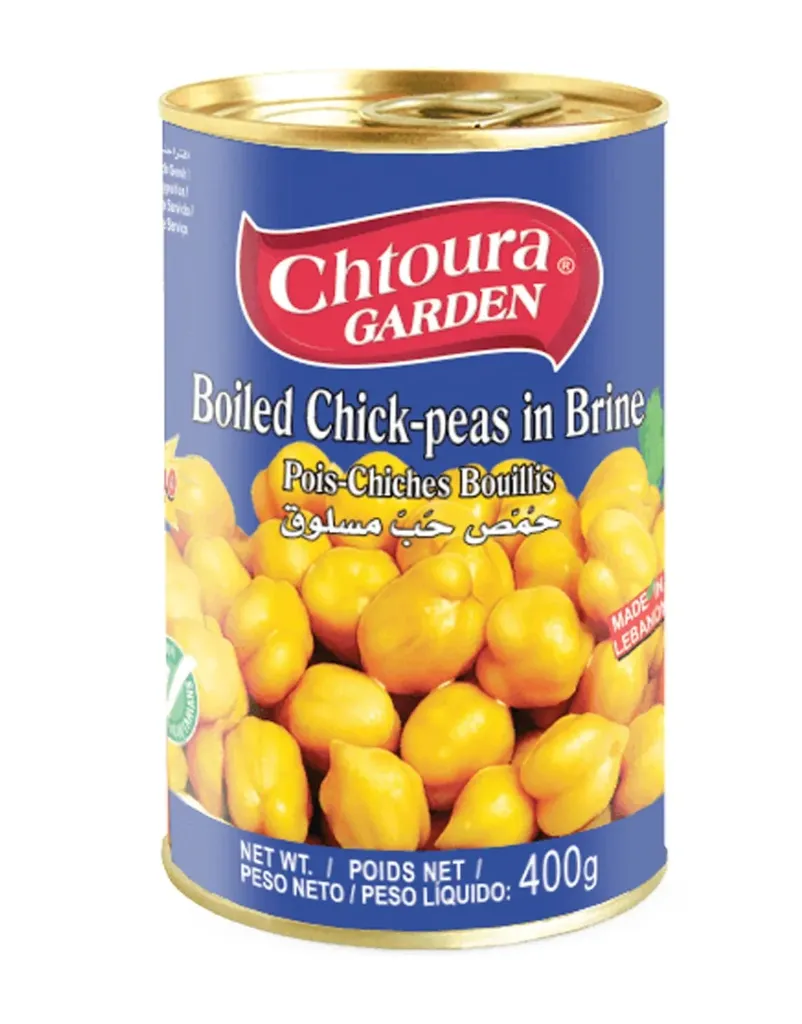 Chtoura Garden Boiled Chickpeas In Brine 400g
