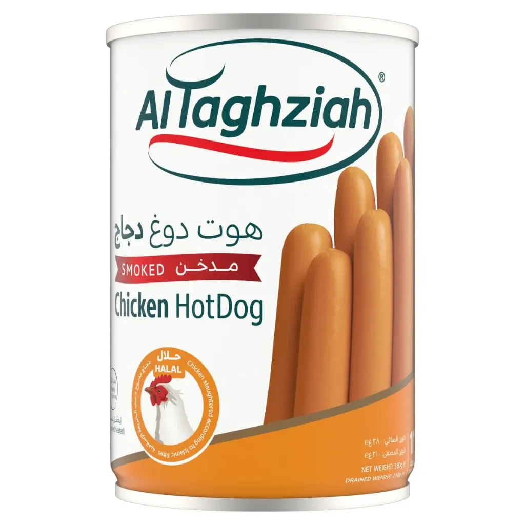 Al Taghziah Smoked Chicken Hotdog 380g