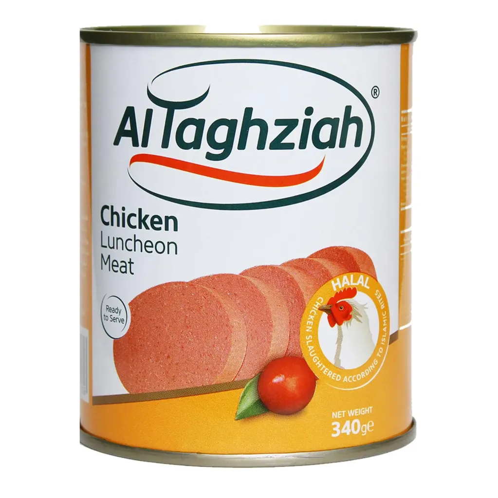 Al Taghziah Chicken Luncheon Meat Round 340g