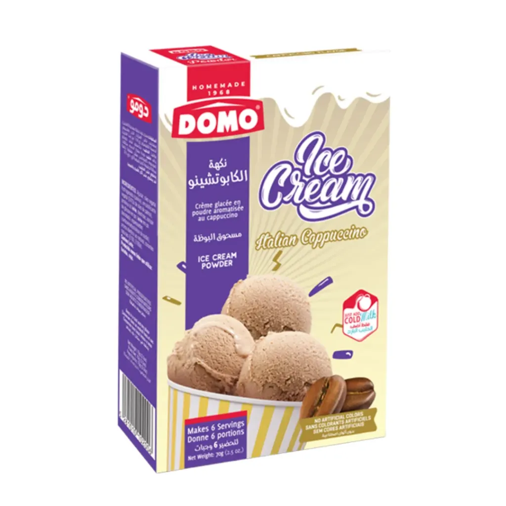 Domo Ice Cream Powder Cappuccino 70g