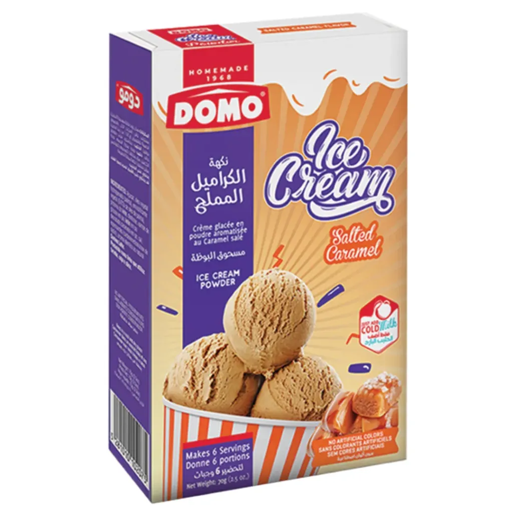 Domo Ice Cream Powder Salted Caramel 70g