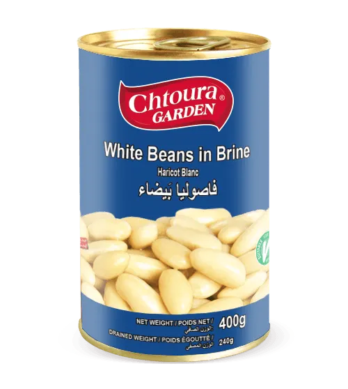 Chtoura Garden White Beans in Brime 400g