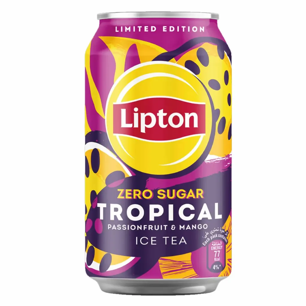 Lipton Zero Sugar Tropical ICE TEA Can 320ml
