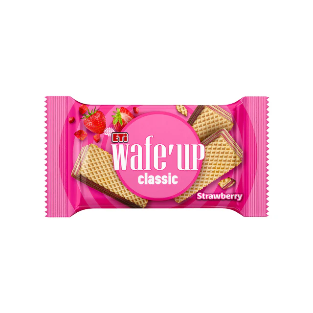 ETI Wafe Up Strawberry Cream 40g
