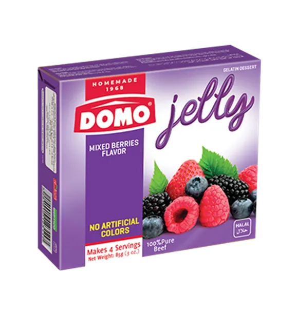 Domo Jelly Mixed Berries Flavor 85g