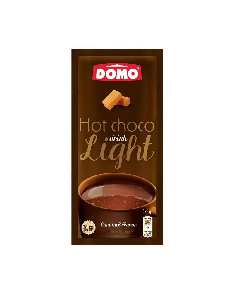 Domo Hot Choco Drink Light Caramel Flavor 10g