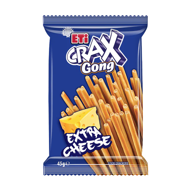 ETI Crax Gong Extra Cheese 45g