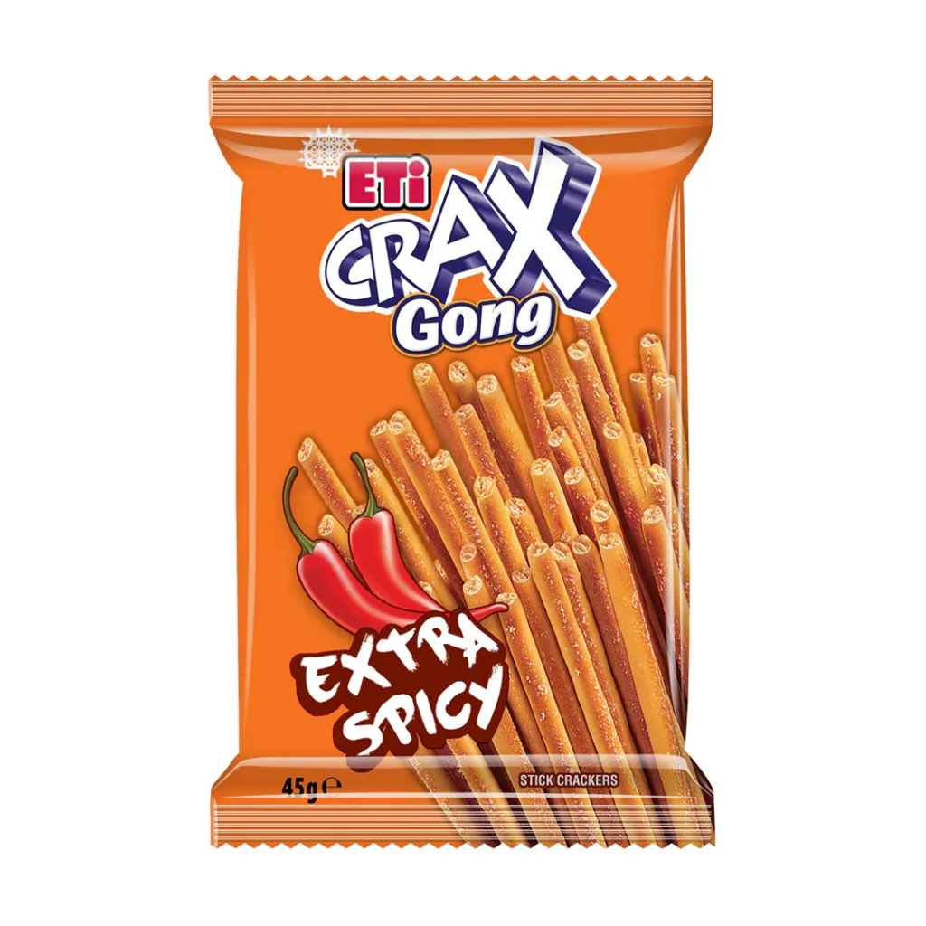 ETI Crax Gong Extra Spicy 45g