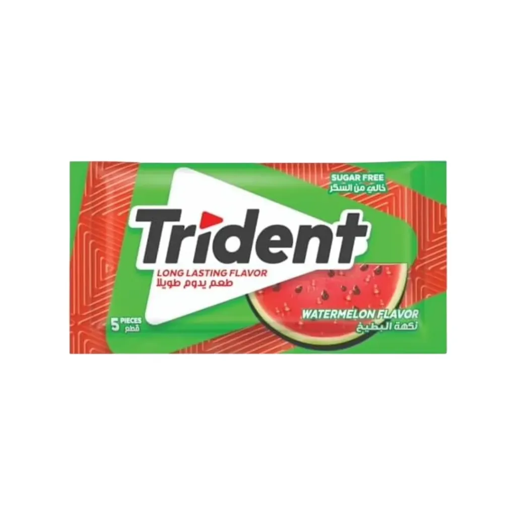 Trident Watermelon Gum Flavor 8g