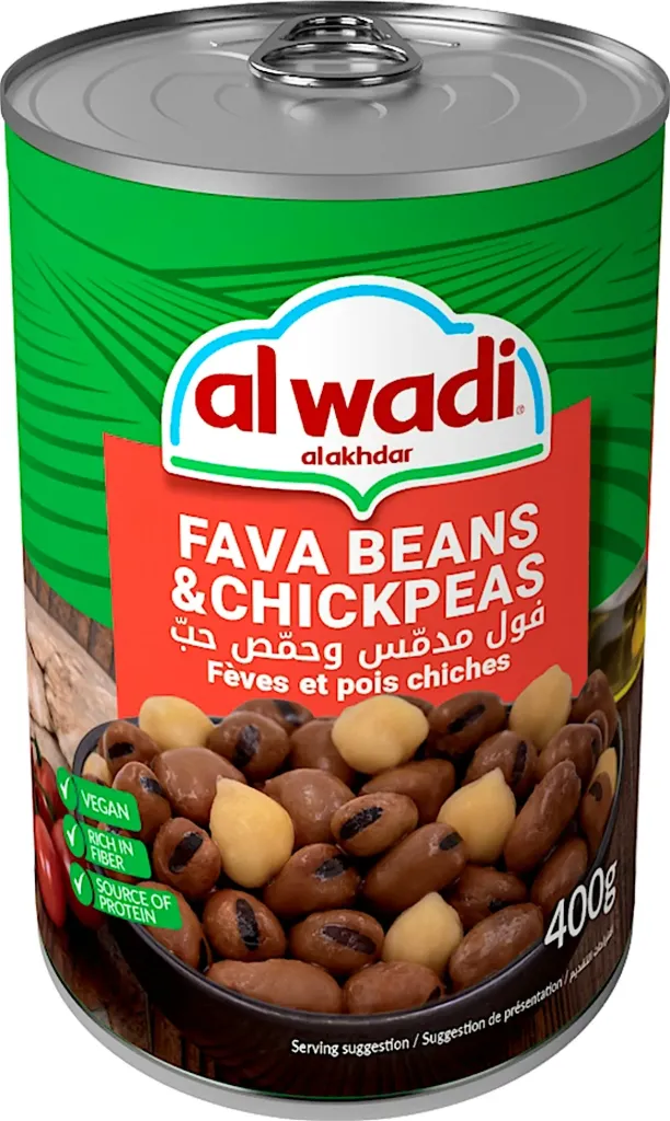 Al Wadi Al Akhdar Foul Moudammas & Chickpeas 400g