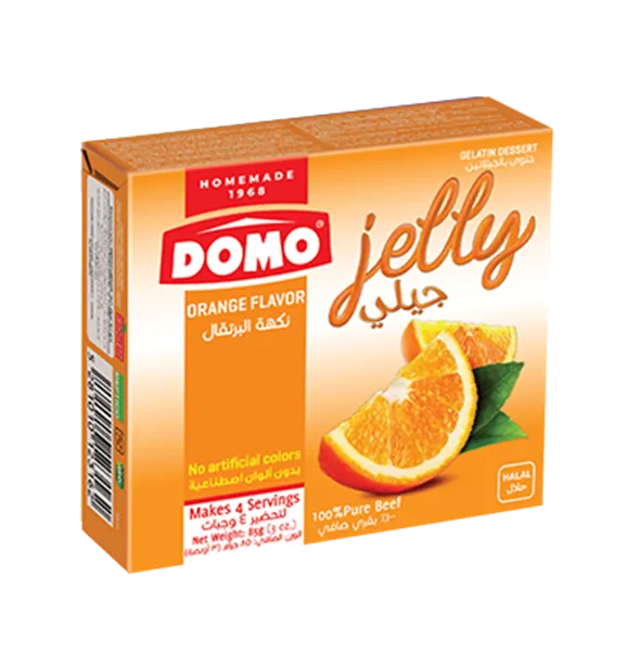 Domo Jelly Orange Flavor 85g