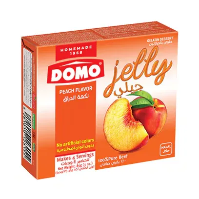 Domo Jelly Peach Flavor 85g