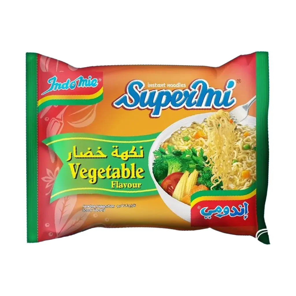 Indomie Instant Noodles Supermi Vegetable Flavour 70g