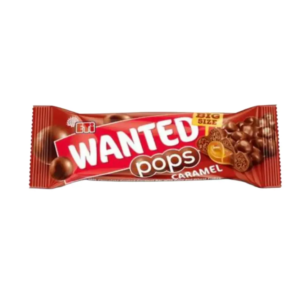 ETI Wanted POPS Caramel Chocolate Big Size 32g