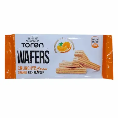 Toren Wafers Crunchy & Cream Orange 45g
