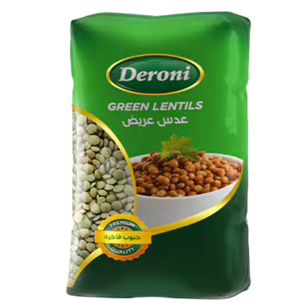 Deroni Green Lentils 900g