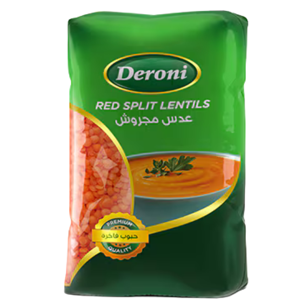 Deroni Red Split Lentils 900g