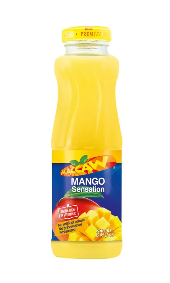 Maccaw Mango Sensation Juice Glass 250ml