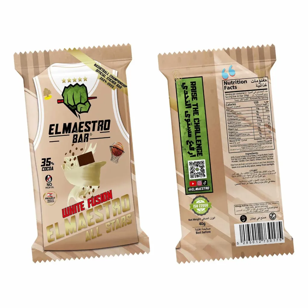 El Maestro Bar White Fusion El Maestro All Stars 40g