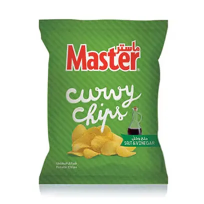 Master Curvy Chips Salt & Vinegar 70g