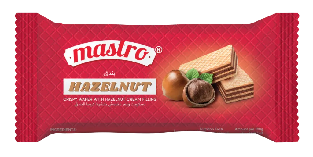 Mastro Crispy Wafer Hazelnut 33g