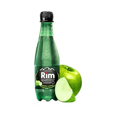 Rim Sparkling Water Green Apple Plastic 0.33L