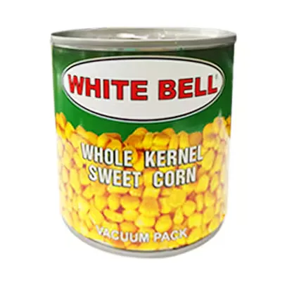 White Bell Whole Kernel Sweet Corn Vacuum Pack 340g