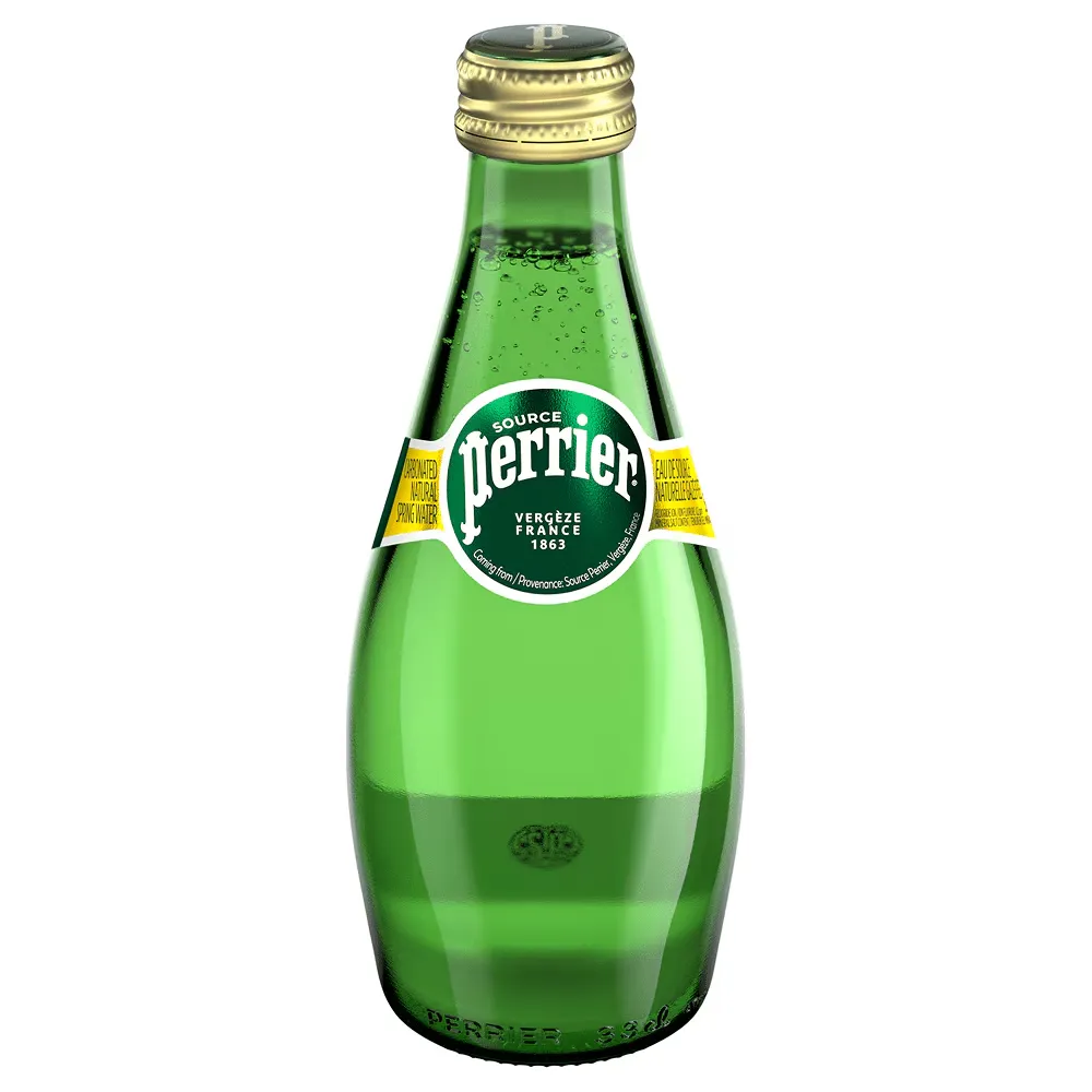 Source Perrier Glass Carbonated Mineral Water 330ml