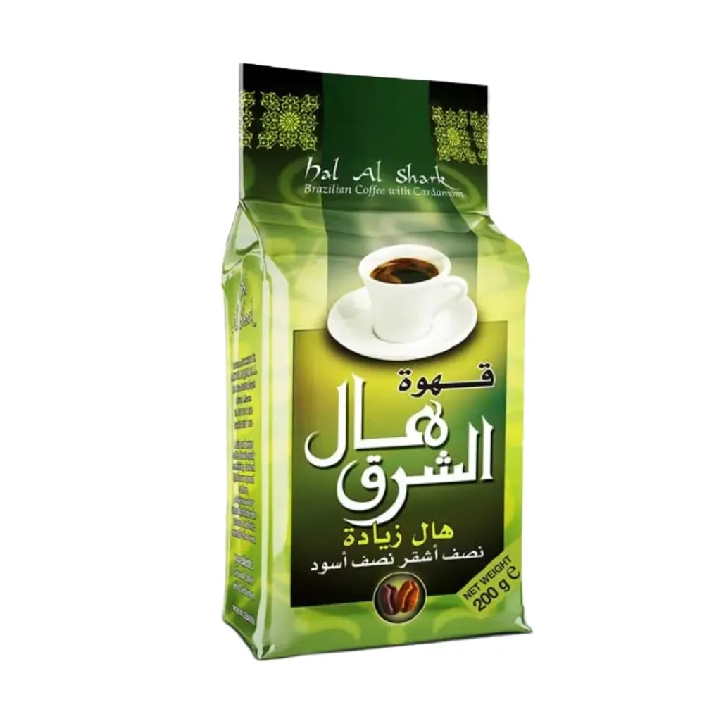Hal Al Shark Coffee With Extra Cardamom 180g