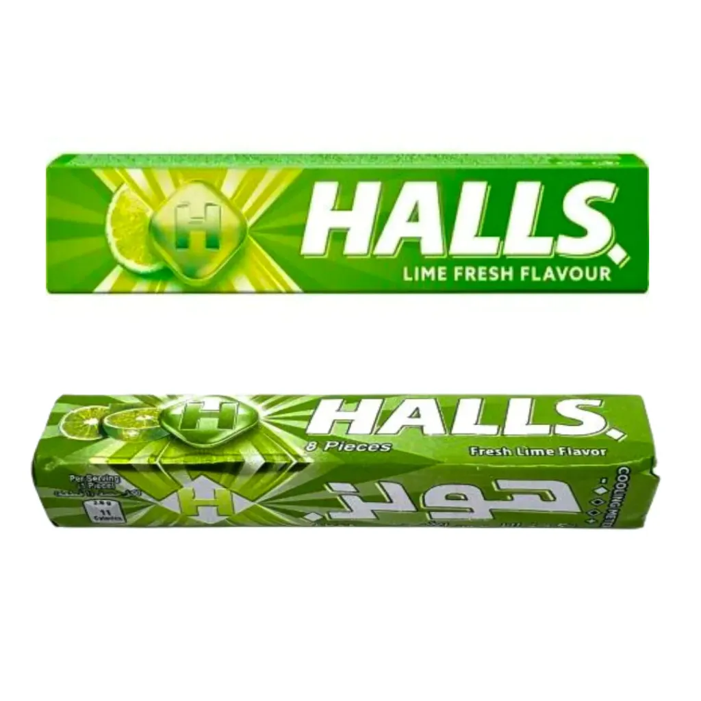 Halls Fresh Lime Flavor 8 pieces 22.4g