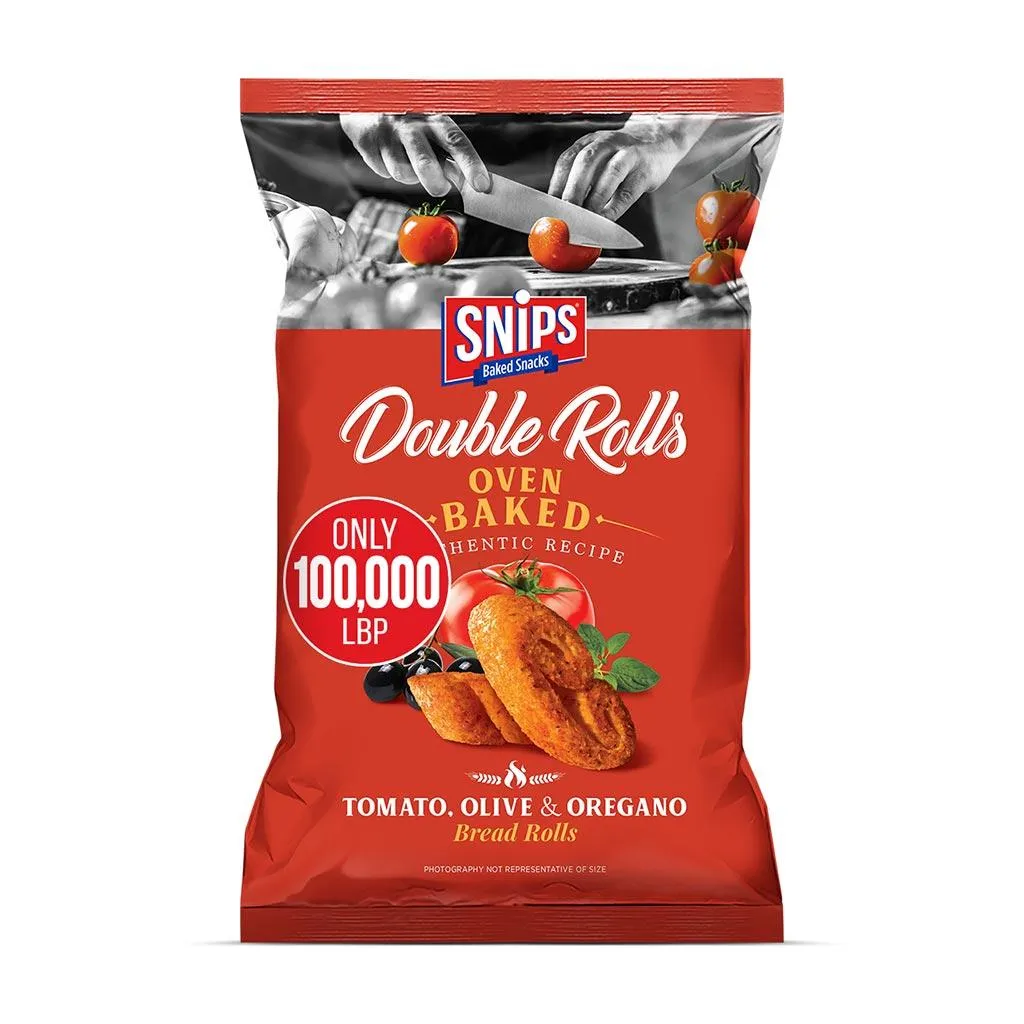 Snips Double Rolls Tomato, Olive & Oregano 180g