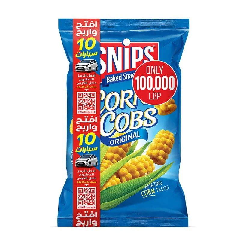 Snips Baked Snacks Corn Cobs Original 220g