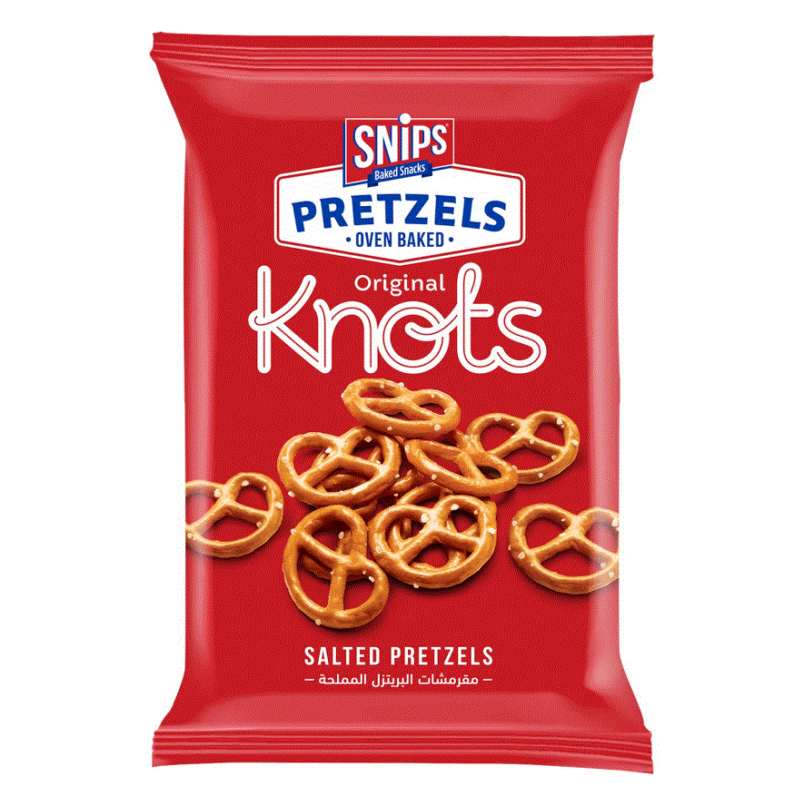 Snips Pretzels Original Knots Salted Pretzels 225g