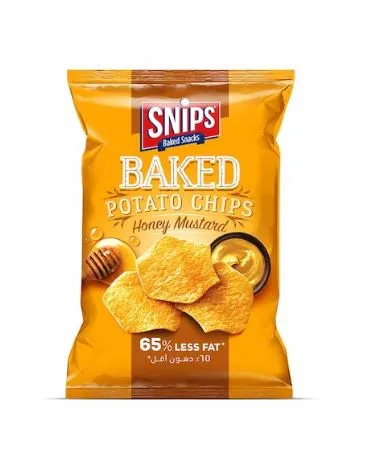 Snips Baked Potato Chips Honey Mustard 165g