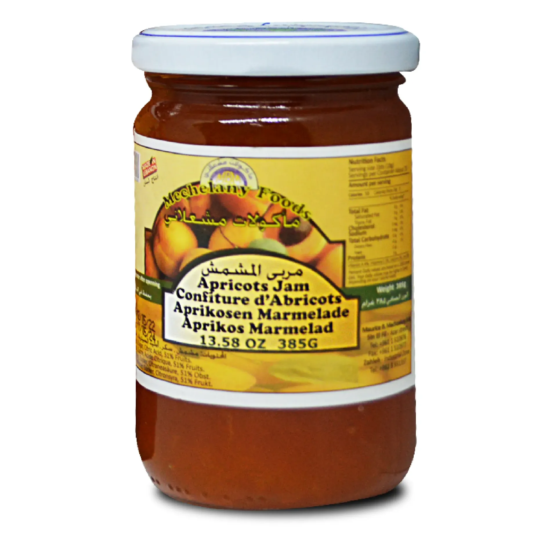 Mechelany Foods Apricots Jam 760g