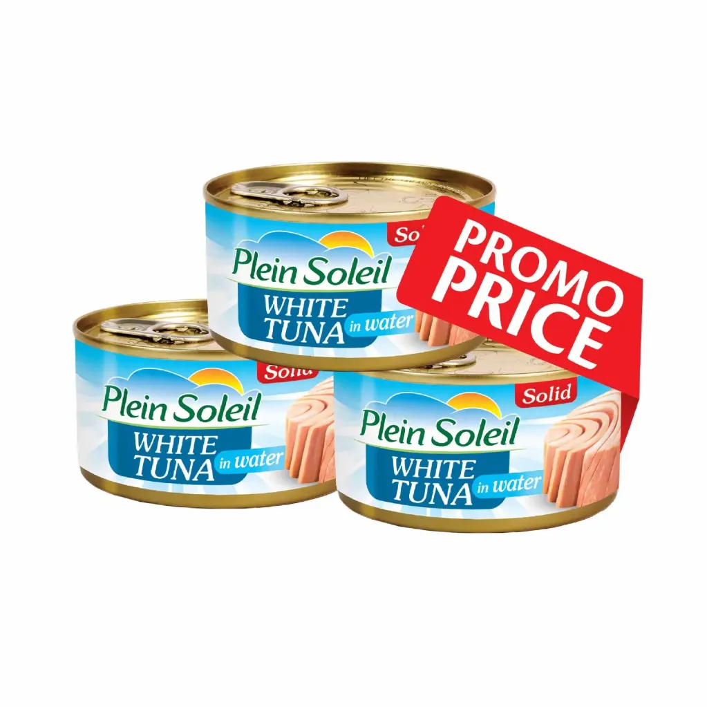 Plein Soleil White Tuna In Water 185g*3 Offer 