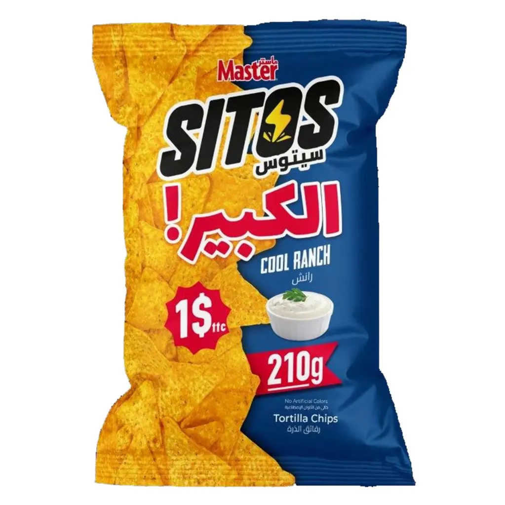 Master Sitos Cool Ranch 210g