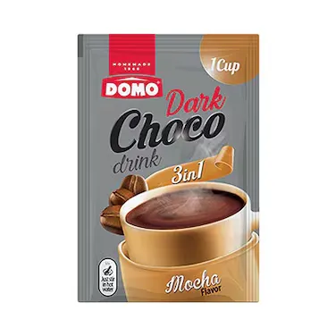 Domo Dark Choco Drink 3in1 Mocha Flavor 22g
