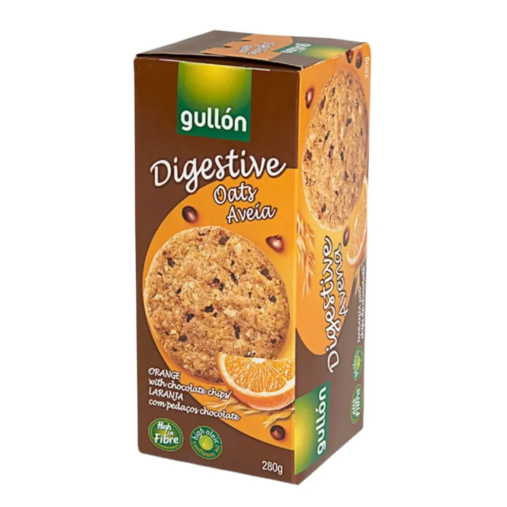 Gullon Digestive Oats Aveia Orange With Chocolate Chips 280g