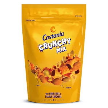 Castania Crunchy Mix With Corn Chips & Peanut Crackers 170g