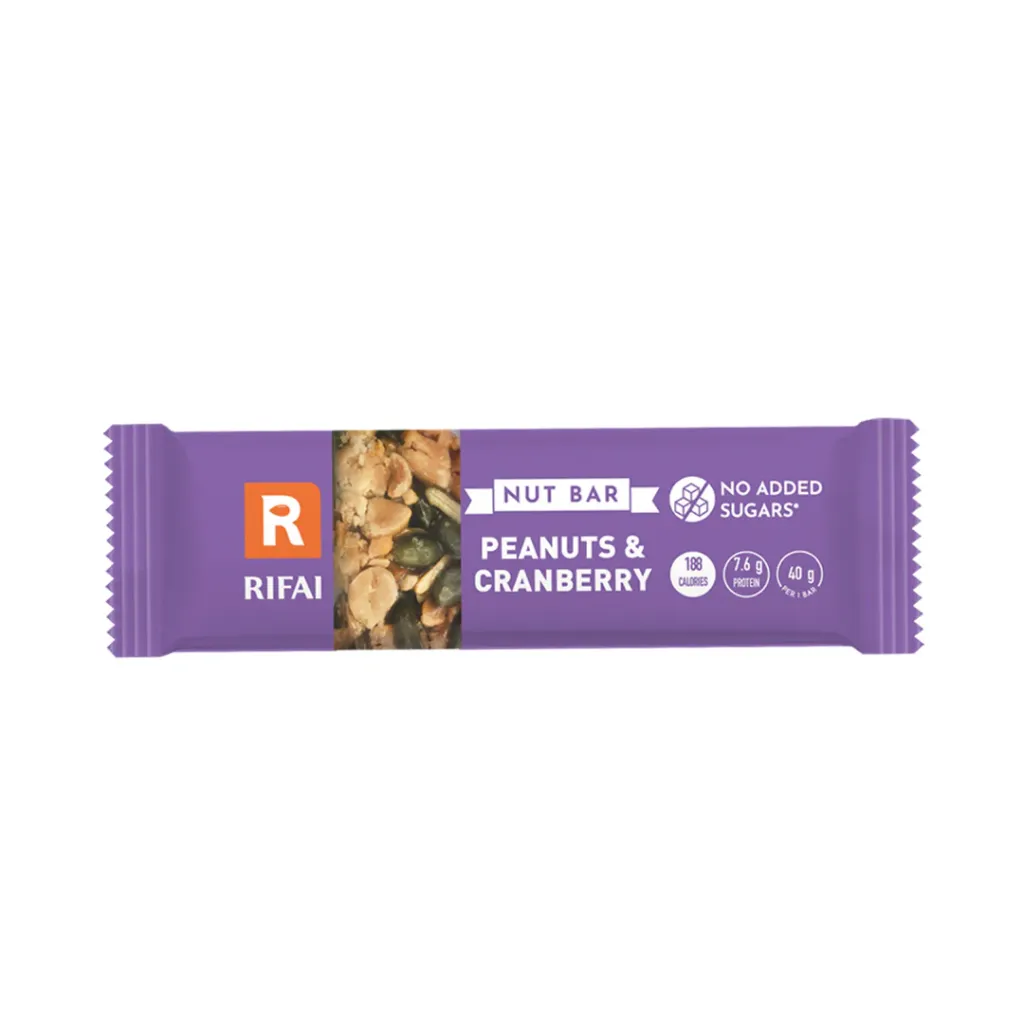 RIFAI Nut Bar Peanuts & Cranberry 188cal 40g