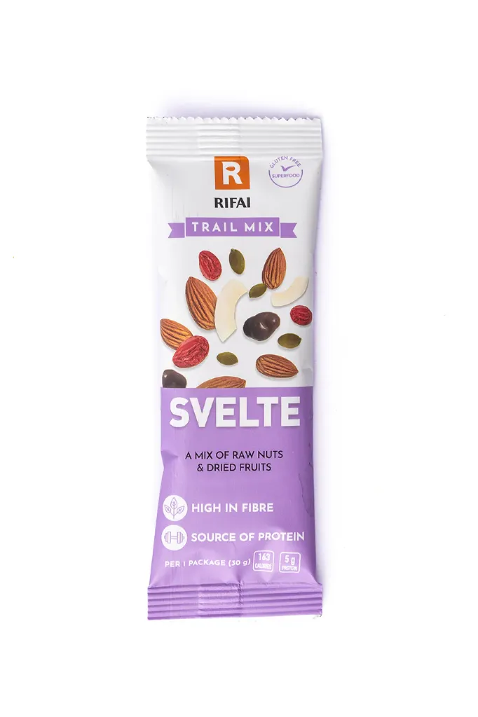 RIFAI Trail Mix Svelte Mix Of Raw Nuts And Dried Fruits 163cal 30g