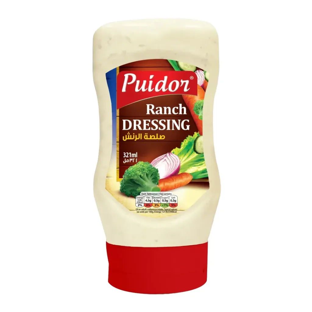 Puidor Ranch Dressing Plastic 321ml